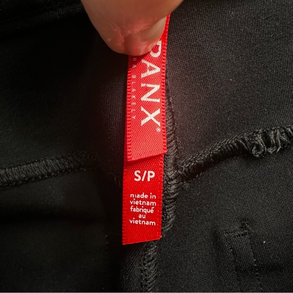 Spanx Perfect Pant Ankle Ponte Black Pants Size Small Back Pockets Shapewear - Picture 7 of 14